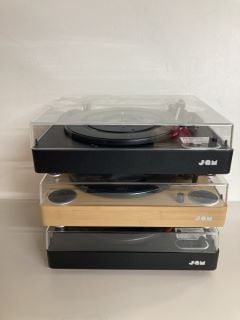 3 X VARIOUS VINYL LP TURNTABLES