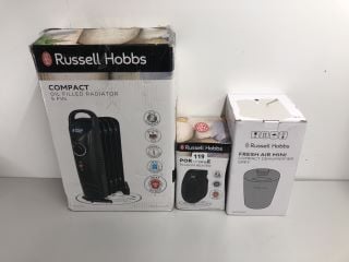 3 X RUSSELL HOBBS DEHUMIDIFIERS