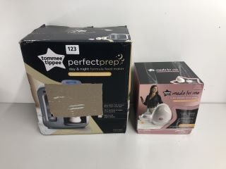 TOMMEE TIPPEE FORMULA MAKER AND A WEARABLE BREAST PUMP