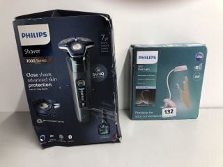 PHILIPS LED DESK LIGHT AND AN ELECTRIC SHAVER