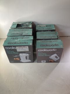 6 X COOK WORKS HAND MIXERS