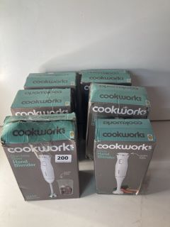 6 X COOK WORKS HAND BLENDERS