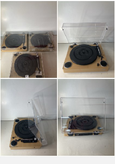 3 X VARIOUS VINYL WIRELESS LP TURNTABLES