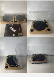 3 X VARIOUS VINYL WIRELESS LP TURNTABLES