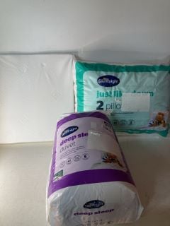 2 X SILENTNIGHT DUVETS