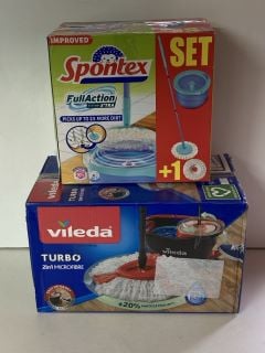 HOMEWARES TO INCLUDE A VILEDA TURBO MOP SET