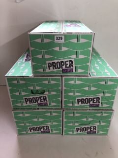 FIVE CASES OF SOUR CREAM AND CHIVE PROPER CHIPS