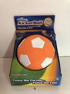 TOYS AND GAMES TO INCLUDE A KICKER BALL