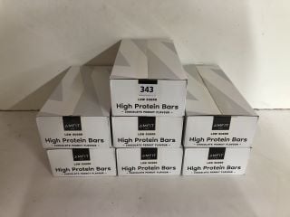 7 CASES OF HIGH PROTEIN BARS BBE 10/24