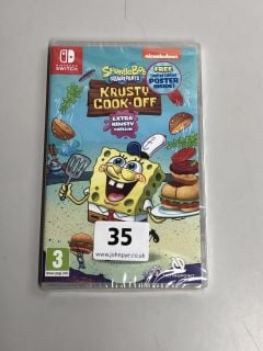 NINTENDO SPONGEBOB SQUAREPANTS KRUSTY COOK-OFF GAME (SEALED)