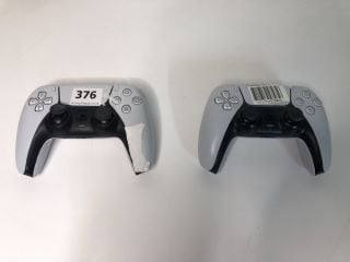 2 X SONY PLAYSTATION 5 DUAL SENSE WIRELESS CONTROLLERS