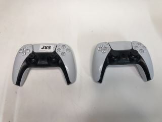 2 X SONY PLAYSTATION 5 DUAL SENSE WIRELESS CONTROLLERS