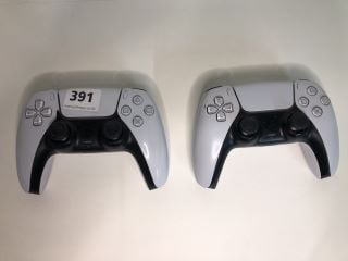 2 X SONY PLAYSTATION 5 DUAL SENSE WIRELESS CONTROLLERS