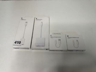 VARIOUS APPLE ITEMS TO INCLUDE HEADPHONES