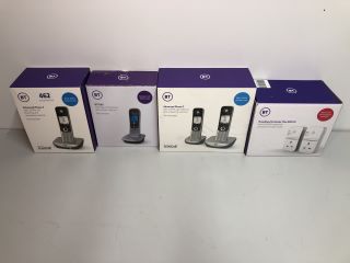 4 X BT HOME PHONE SETS