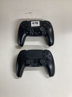 2 X SONY PLAYSTATION 5 DUAL SENSE WIRELESS CONTROLLERS