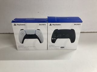 2 X SONY PLAYSTATION 5 DUAL SENSE WIRELESS CONTROLLERS