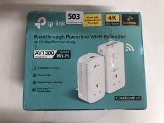 TPLINK PASSTHROUGH POWERLINE WIFI EXTENDER