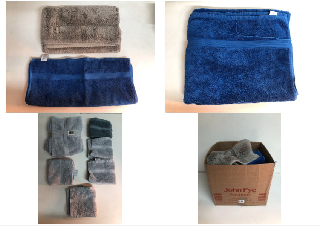 BOX OF VARIOUS JOHN LEWIS TOWELS