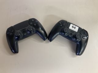 2 X PS5 DUAL SENSE WIRELESS CONTROLLERS