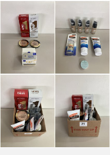 BOX OF VARIOUS BEAUTY AND PHARMACEUTICAL PRODUCTS