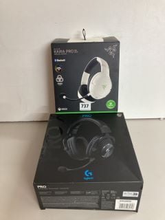 2 X GAMING HEADSETS TO INC LOGITECH PRO X