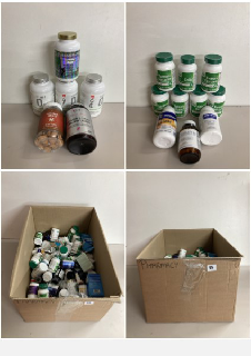 BOX OF VARIOUS BEAUTY AND PHARMACEUTICAL PRODUCTS