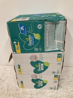 3 X PAMPERS ITEMS INC BABY WIPES