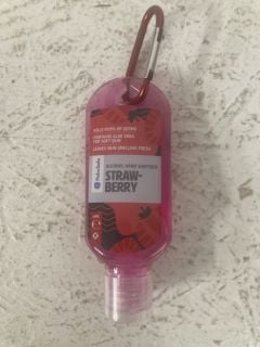 QTY OF PALMSAFE STRAWBERRY HAND SANITISER