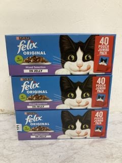 QTY OF FELIX CAT FOOD INC MIXED SELECTION IN JELLY