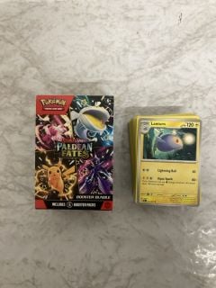 QTY OF POKEMON CARDS INC SCARLET&VIOLET PALDEAN FATES BOOSTER PACK