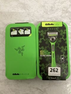 2 X GILLETTE LABS RAZORS (18+ID MAY BE REQUIRED)