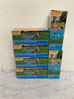 QTY OF BESTWAY AQUATIC FILL N FUN PLAY POOLS