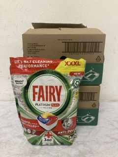 QTY OF FAIRY DISHWASHER TABLETS