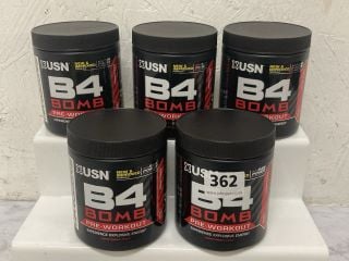 QTY OF USN B4 BOMB CHERRY PUNCH PROTEIN POWDER BBE:01/25