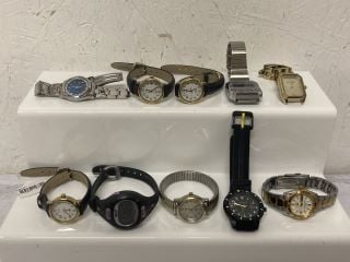 QTY OF WATCHES INC CASIO & LACOSTE