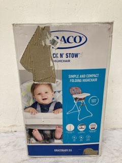 GRACO SNACK N STOW HIGHCHAIR