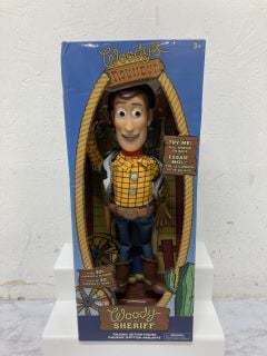 TOY STORY WOODY THE SHERIFF TALKING ACTION FIGURE