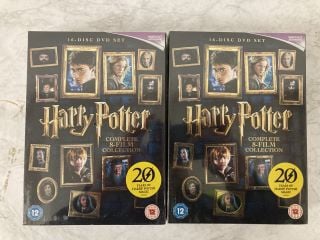 2 X HARRY POTTER 16 DISC DVD SETS