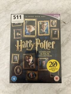 2 X HARRY POTTER 16 DISC DVD SETS