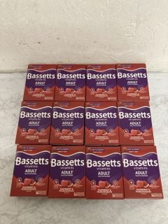 QTY OF BASSETTS ADULT MULTIVITAMINS BBE:01/26