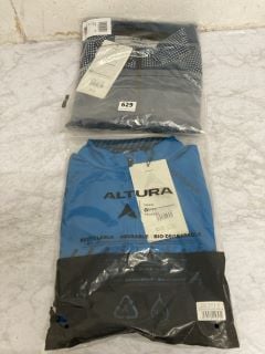 2 X CLOTHING ITEMS INC ALTURA MENS WATERPOOF JACKET SIZE:L