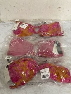 QTY OF TED BAKER BIKINI TOPS INC SIZE:4