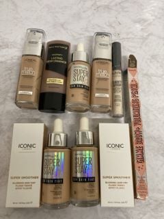 QTY OF MAKEUP INC FOUNDATIONS