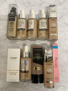 QTY OF MAKEUP INC FOUNDATIONS