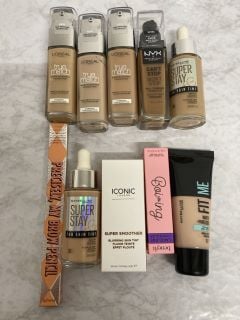 QTY OF MAKEUP INC FOUNDATIONS