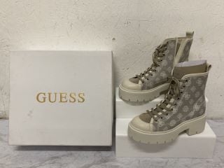 GUESS TAUPE WOMENS BOOTS