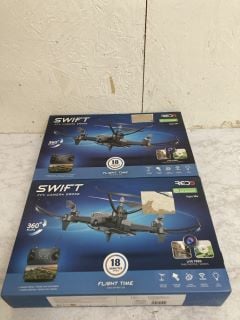 2 X SWIFT FPV CAMERA DRONES