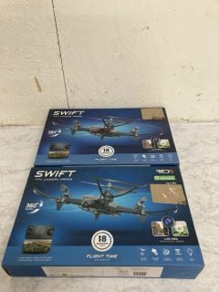 2 X SWIFT FPV CAMERA DRONES