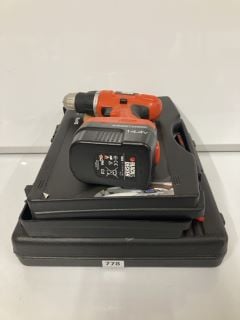 QTY OF ITEMS INC BLACK AND DECKER DRILL